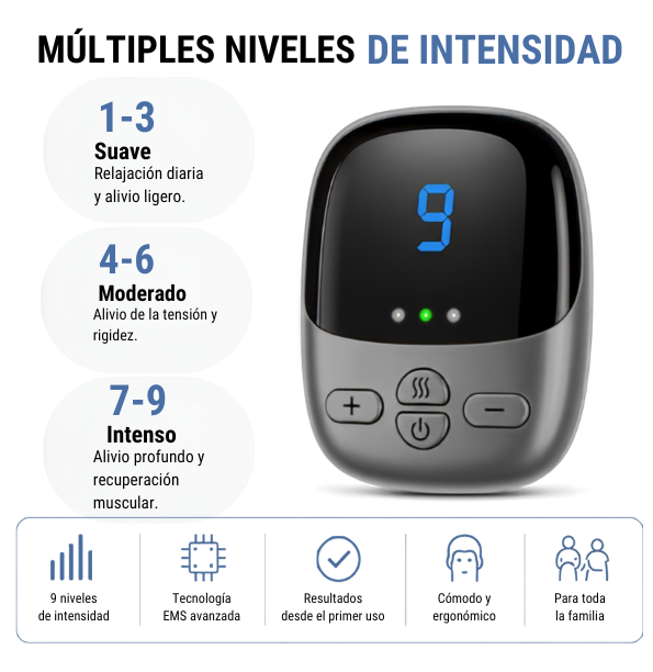 Masajeador de cuello portátil